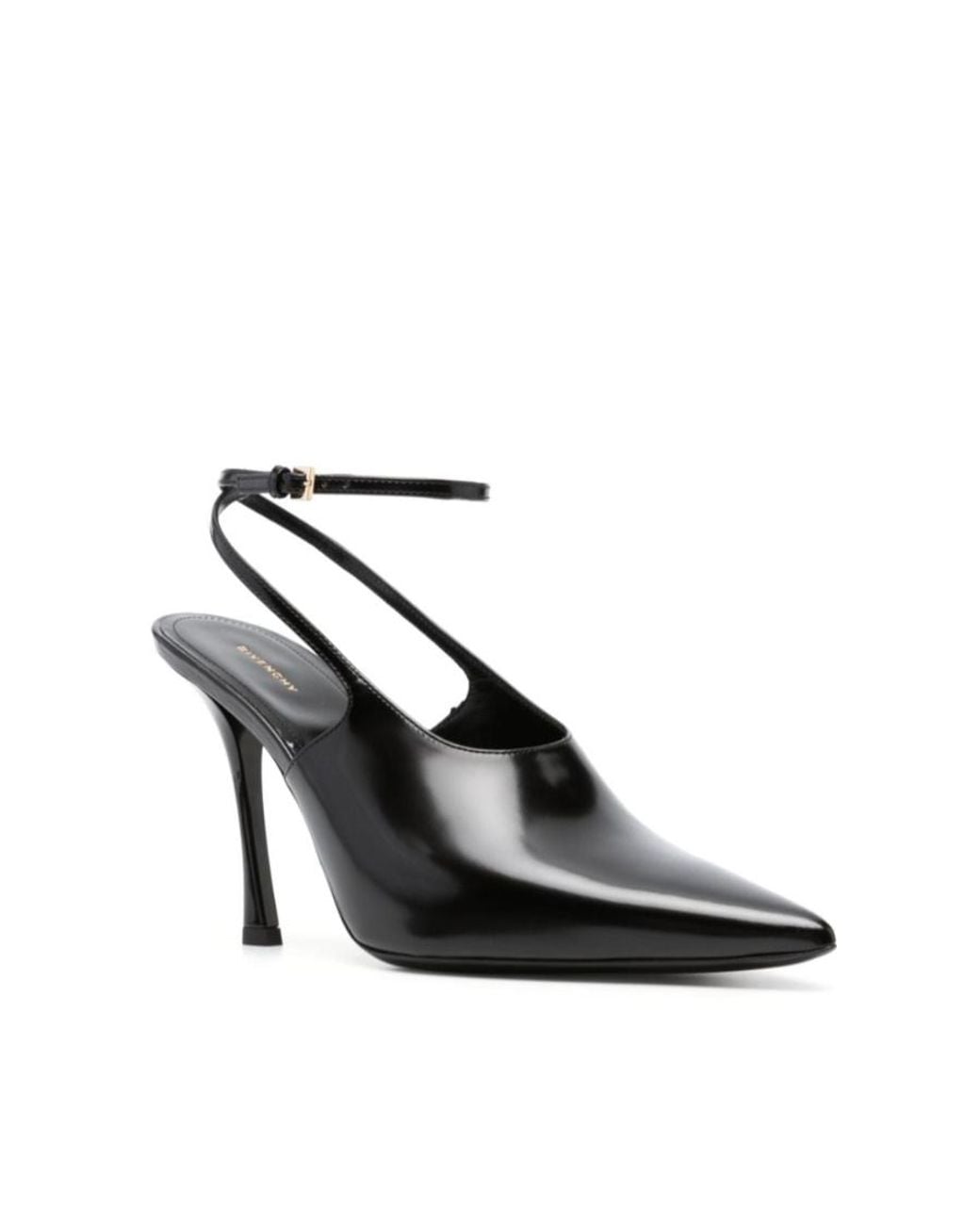 Givenchy Black Show Pointed-Toe Slingback Pumps