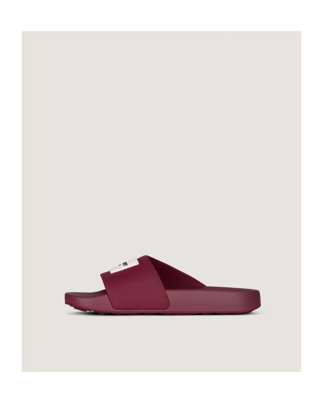 Givenchy Purple Logo Rubber Slides