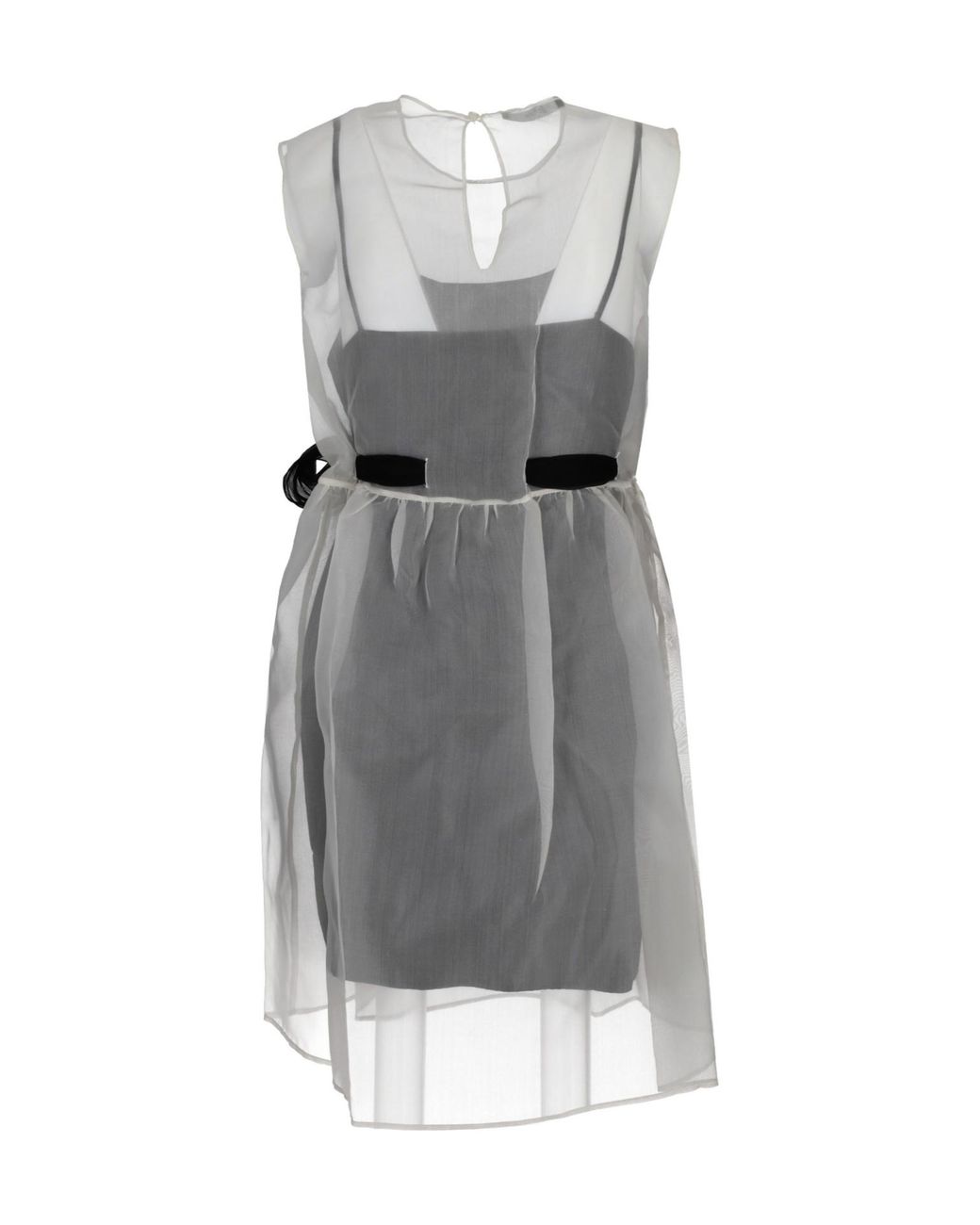 Lela Rose Gray Sleeveless Dress