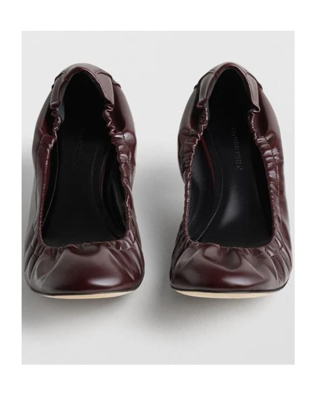 Phoebe Philo Brown Round-Toe High Heels