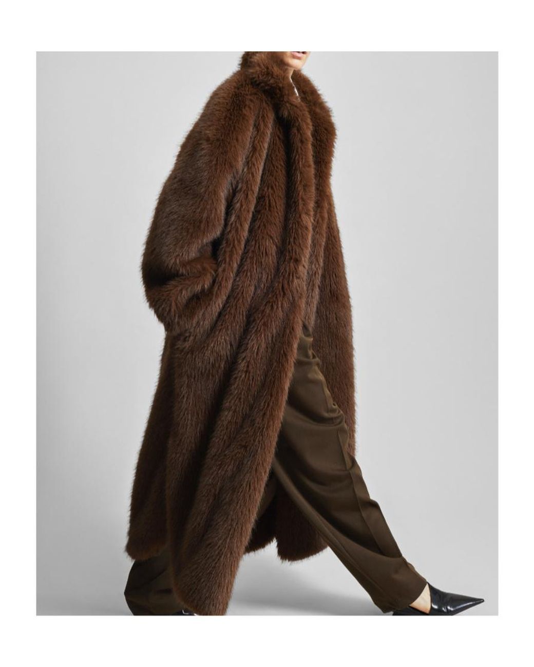 Frankie Shop Brown Long-Sleeved Coat