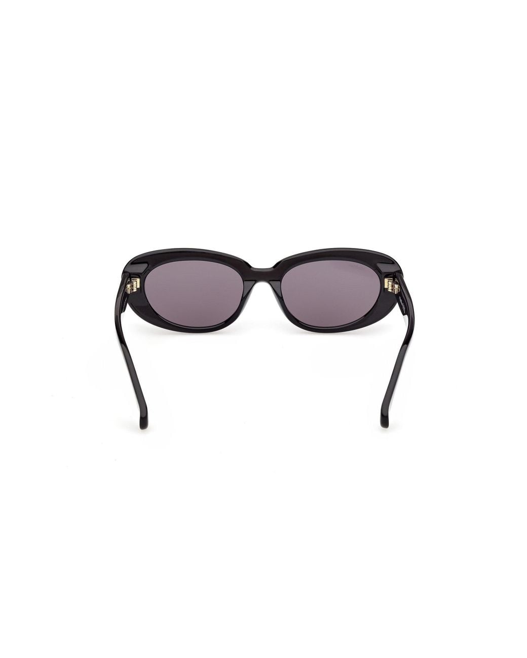 Max Mara White Oval Frame Sunglasses