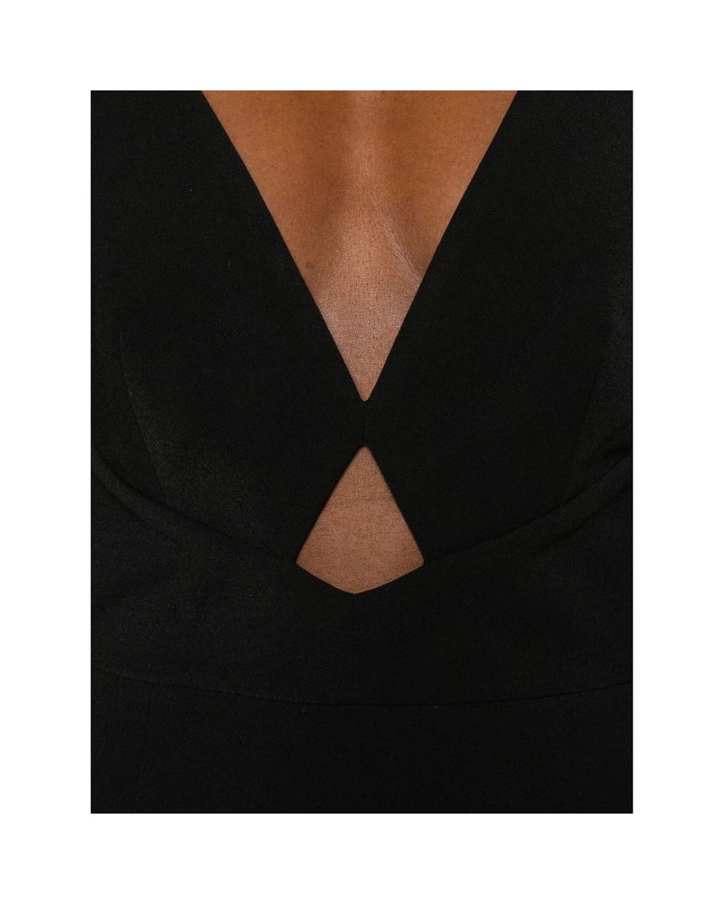 Solace London Black Milly Midi Dress