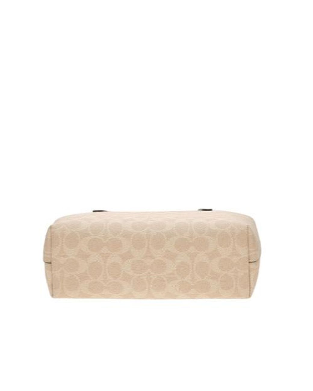 COACH White Double Handle Tote Bag