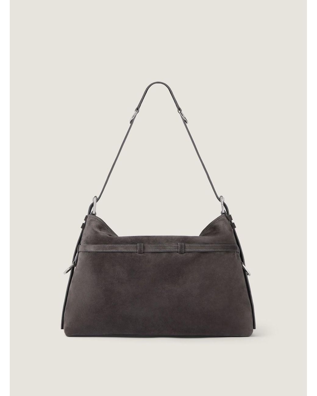 Givenchy Black Medium Voyou Bag Suede