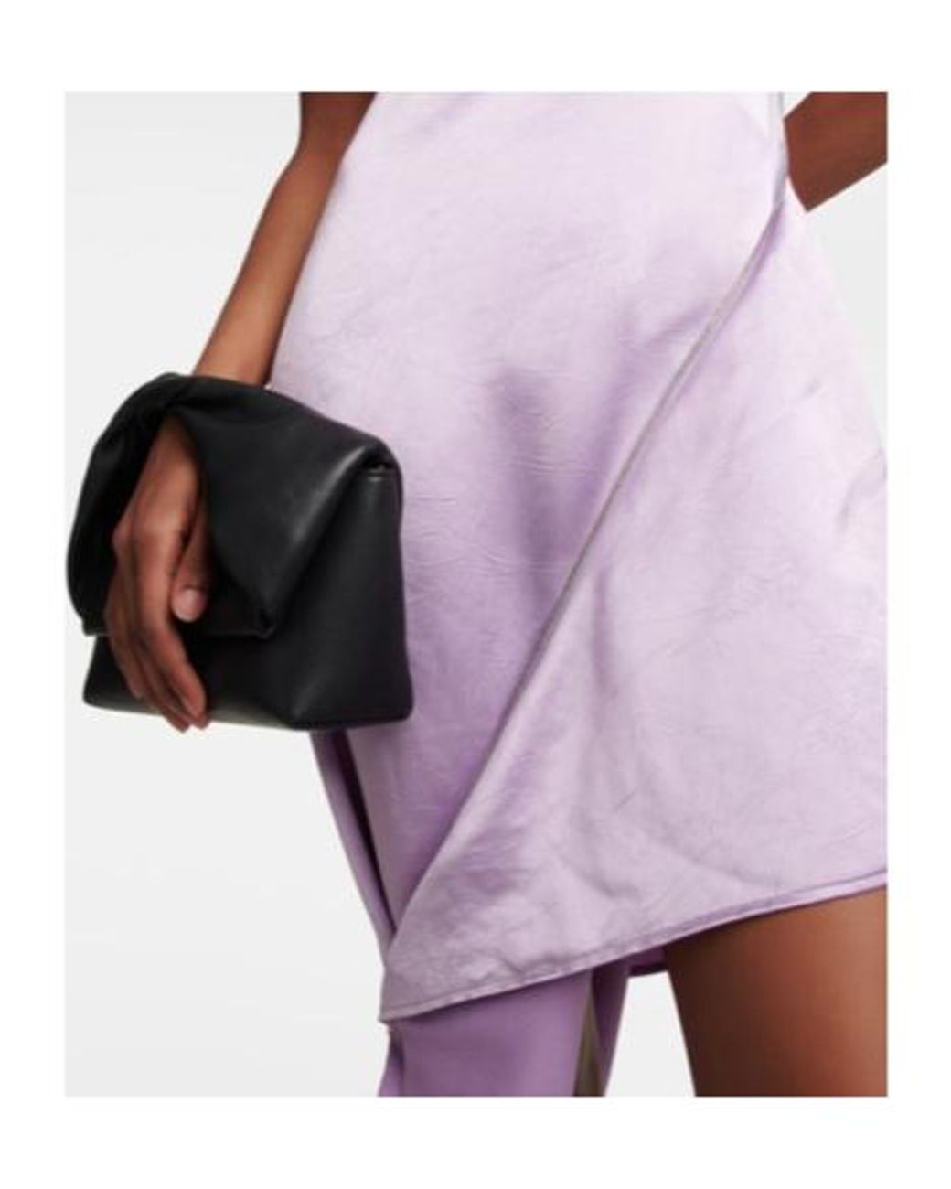 J.W. Anderson Purple Satin Zip Slip Dress