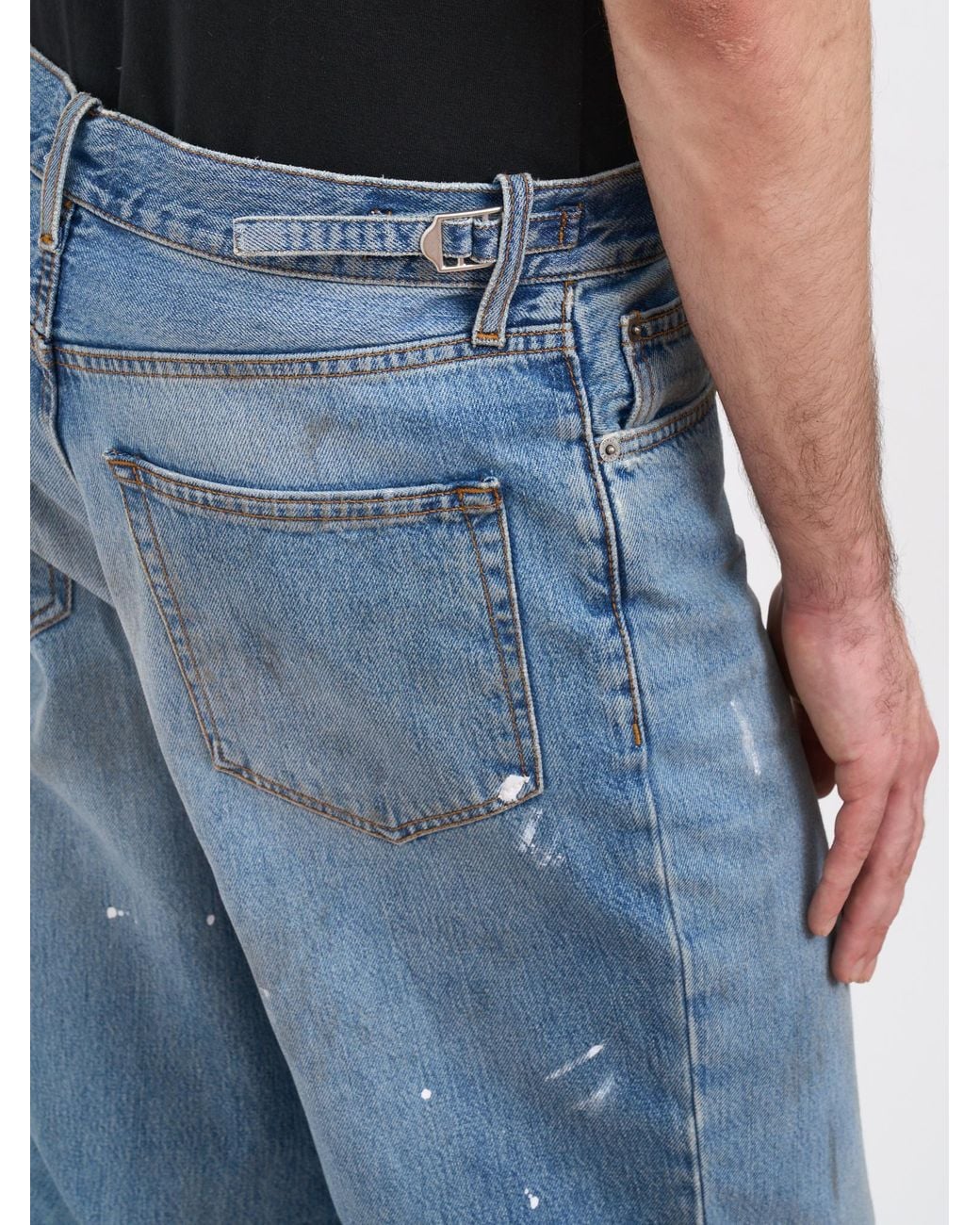 Haikure Blue Straight-Leg Jeans for men