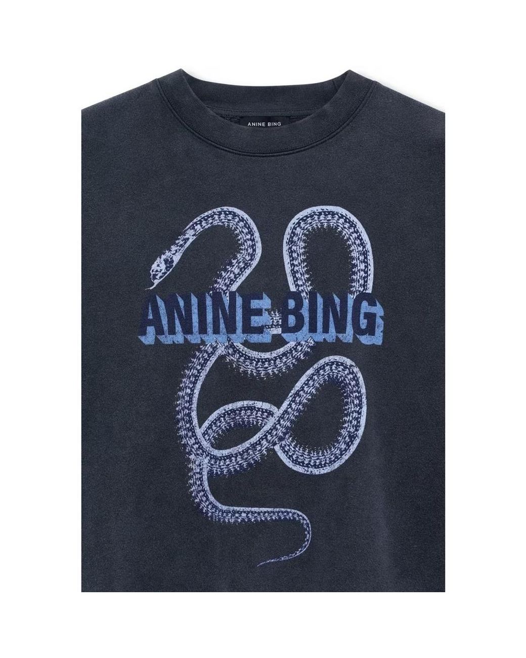 Anine Bing Blue Anine Harvey Crew Ld62