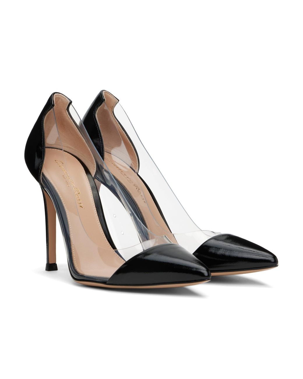 Gianvito Rossi Black Pointed Toe High Heels