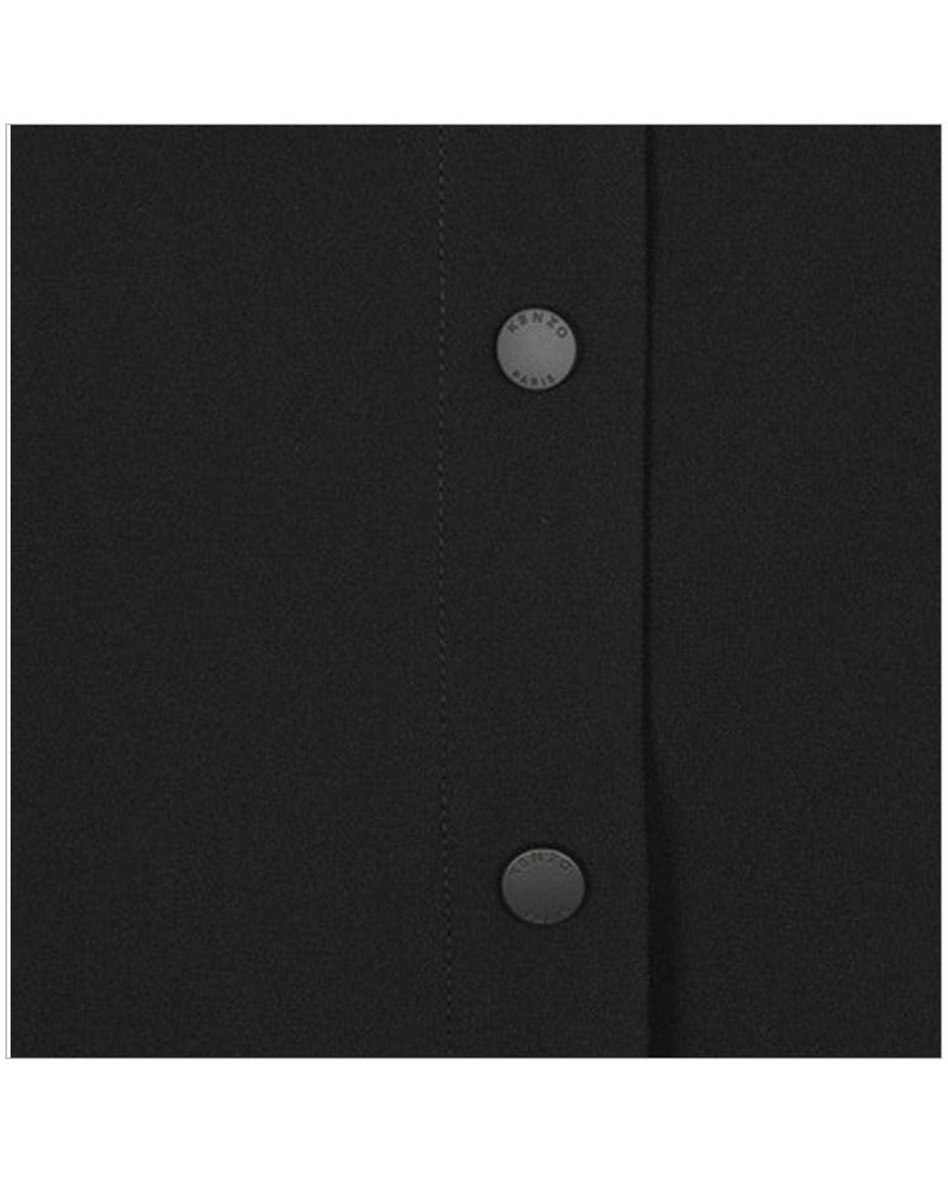 KENZO Black Button Casual Jacket