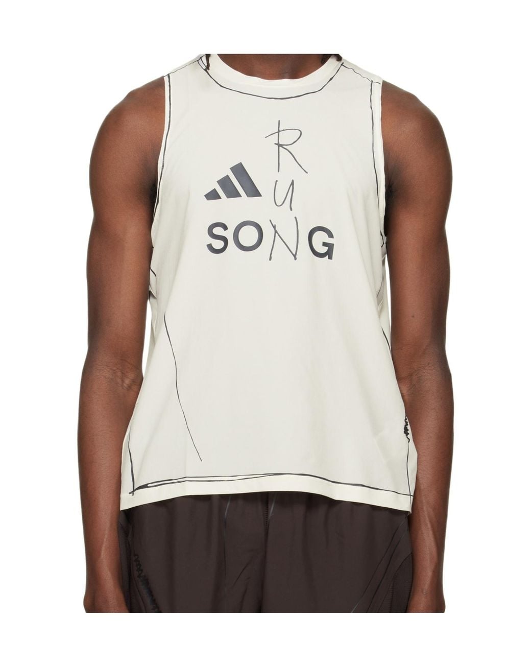 Song For The Mute Multicolor Crew Neck Vest for men