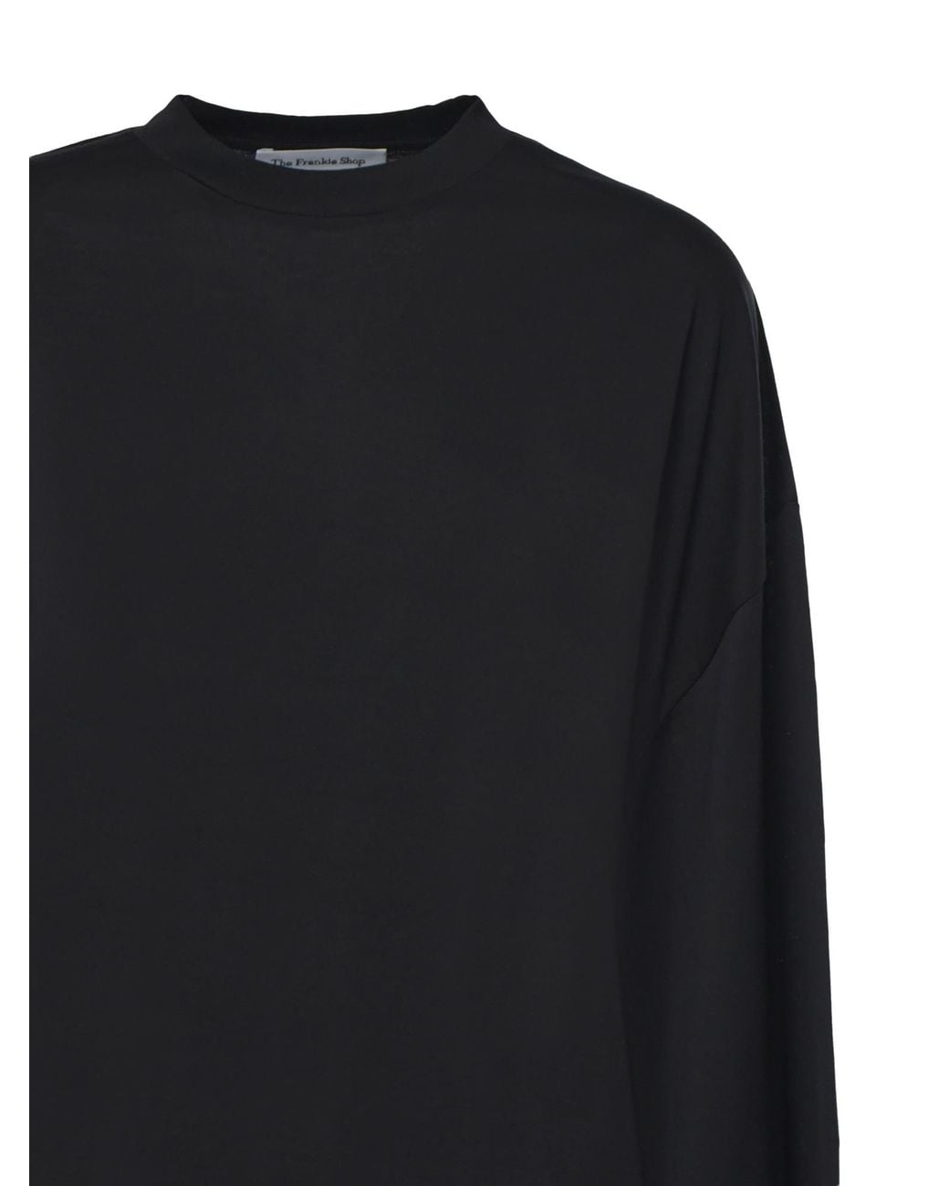 Frankie Shop Black Oversized Long Sleeve T-Shirt