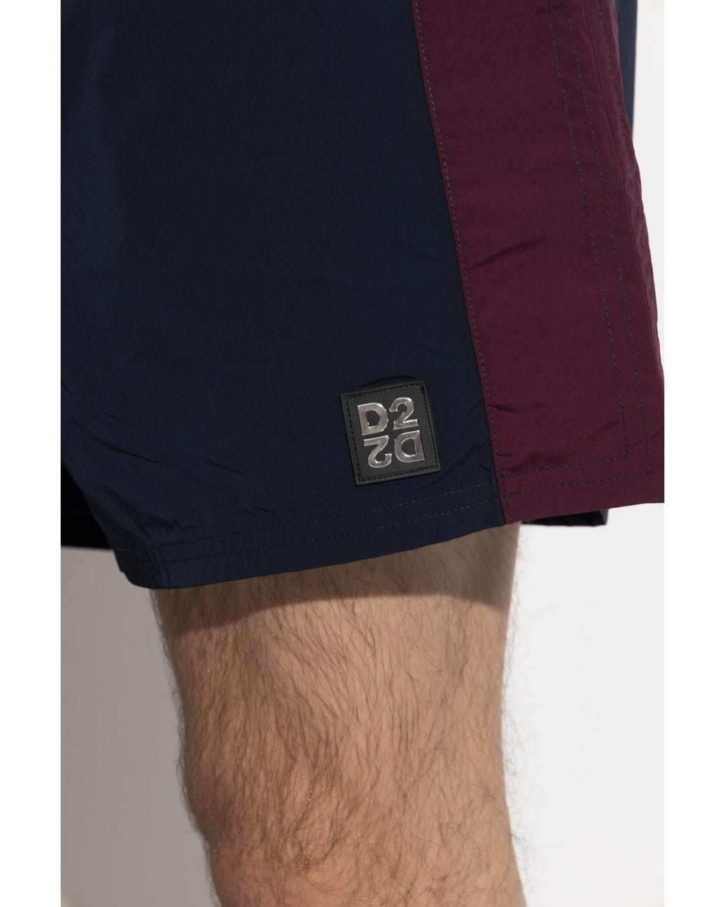 DSquared² Blue Drawstring Swim Trunks for men