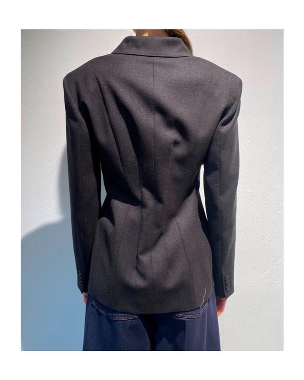 Max Mara Blue Long-Sleeve Blazer