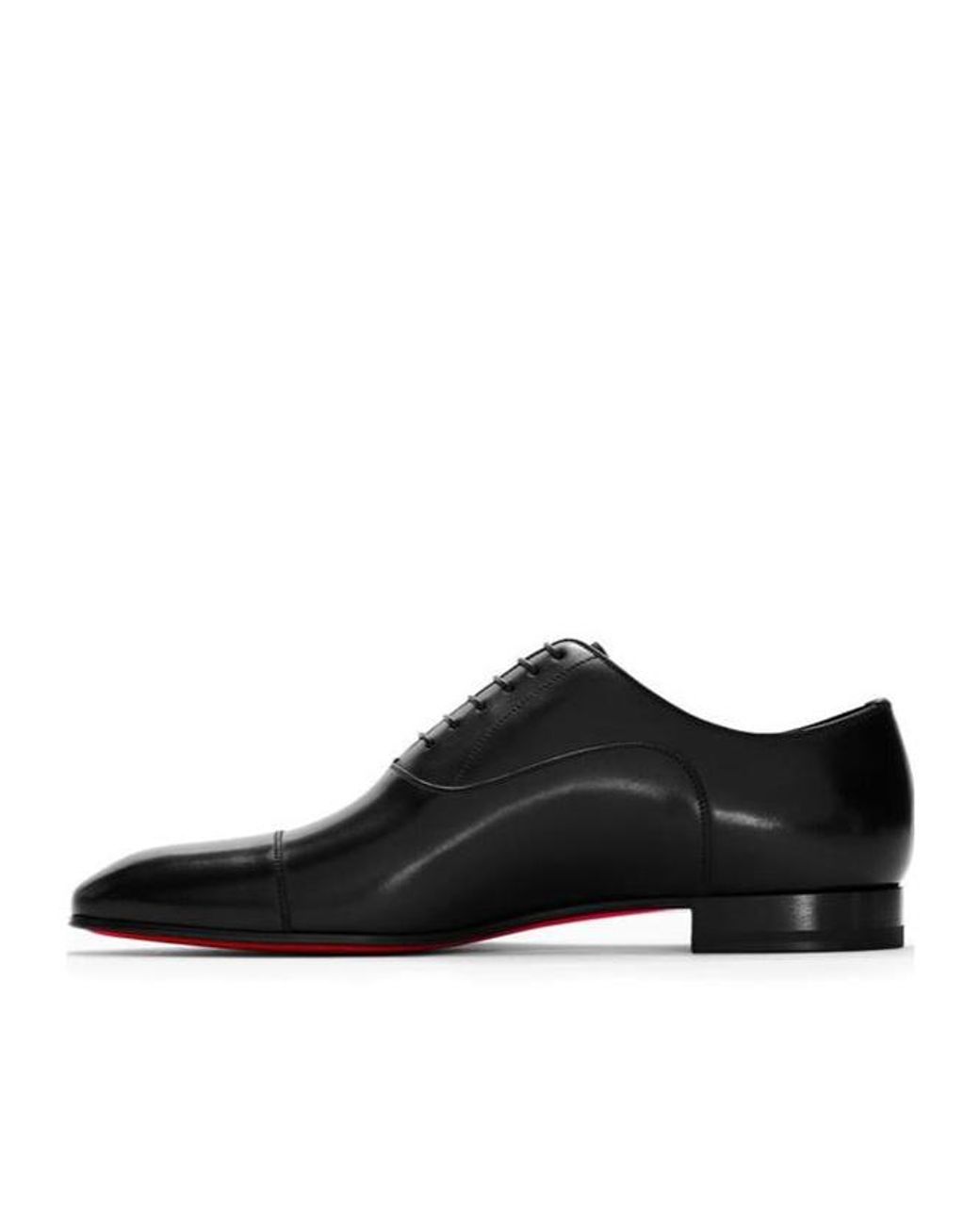 Christian Louboutin Black Lace-Up Business Formal Shoes for men