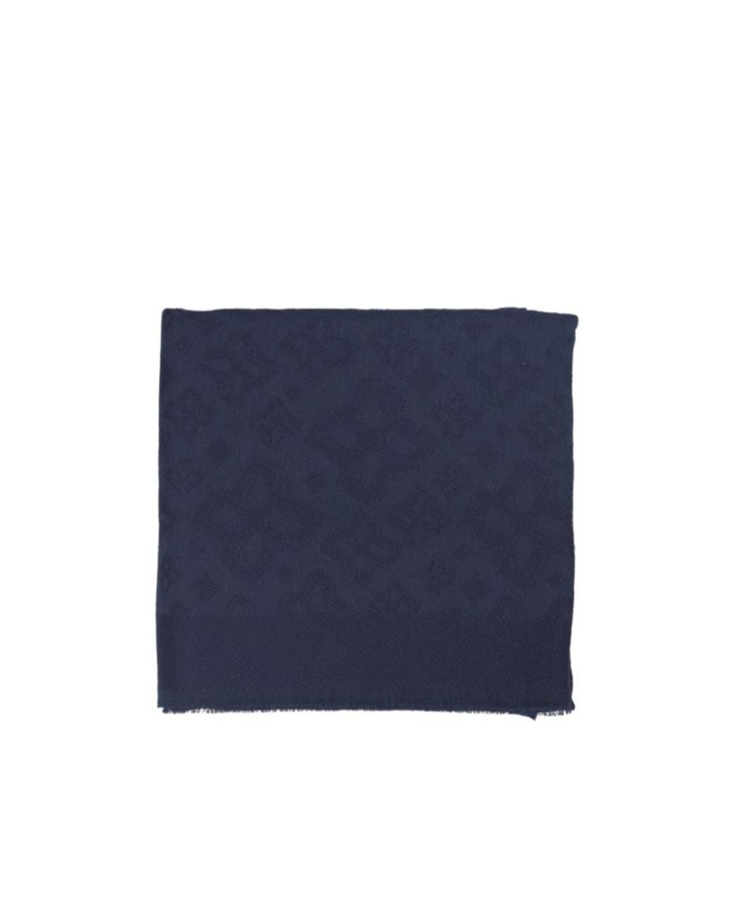 Tagliatore Blue Worn-Out Scarf for men