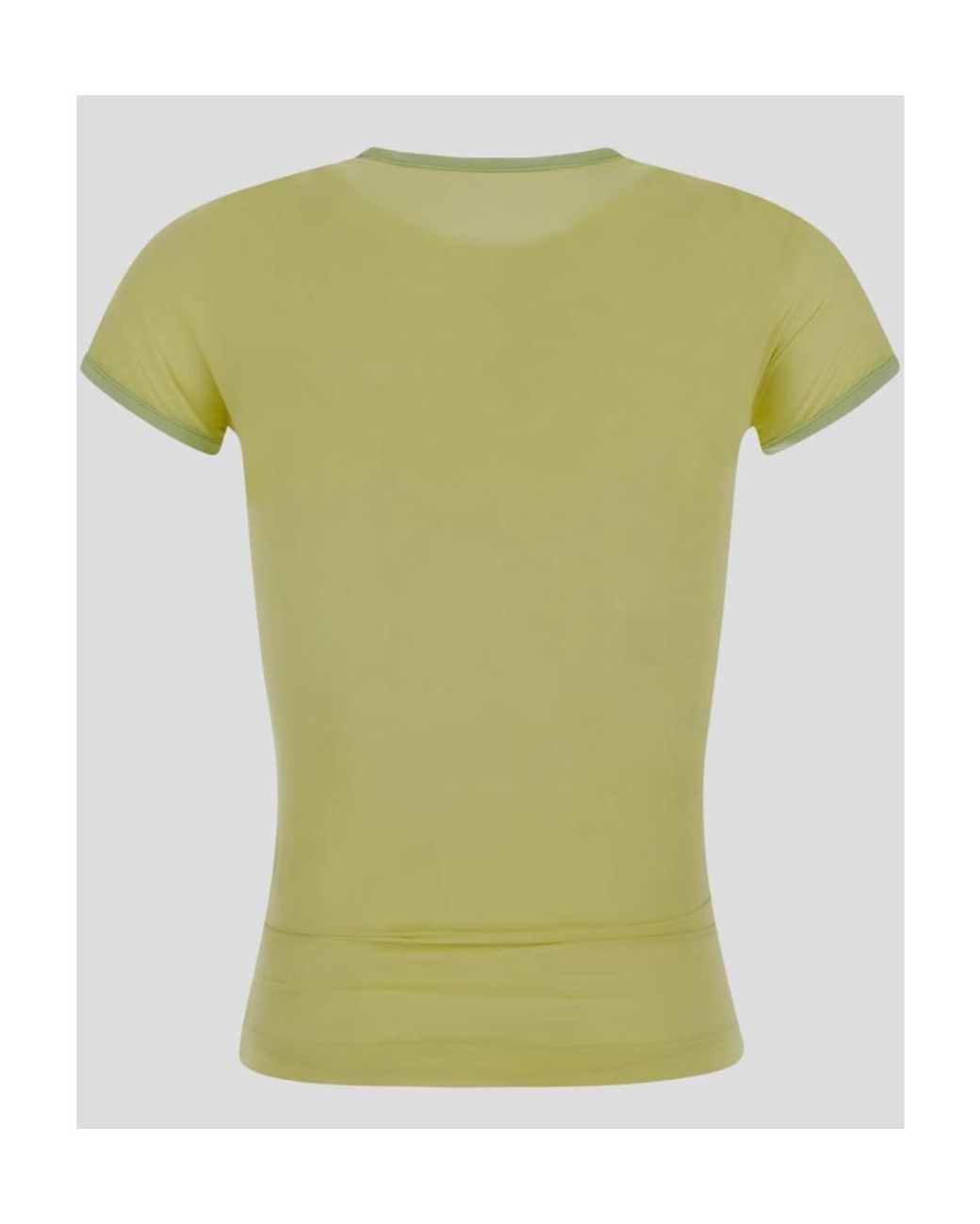 Sunnei Green Logo Patch Crewneck T-Shirt