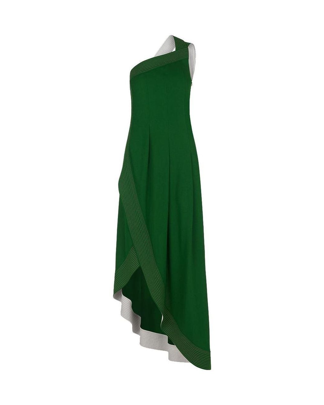 Givenchy Green One-Shoulder Dress