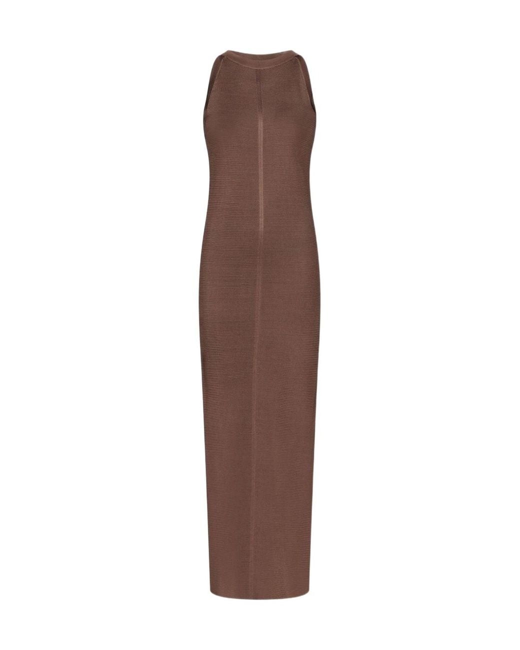 Loulou de Saison Brown Sleeveless Long Dress