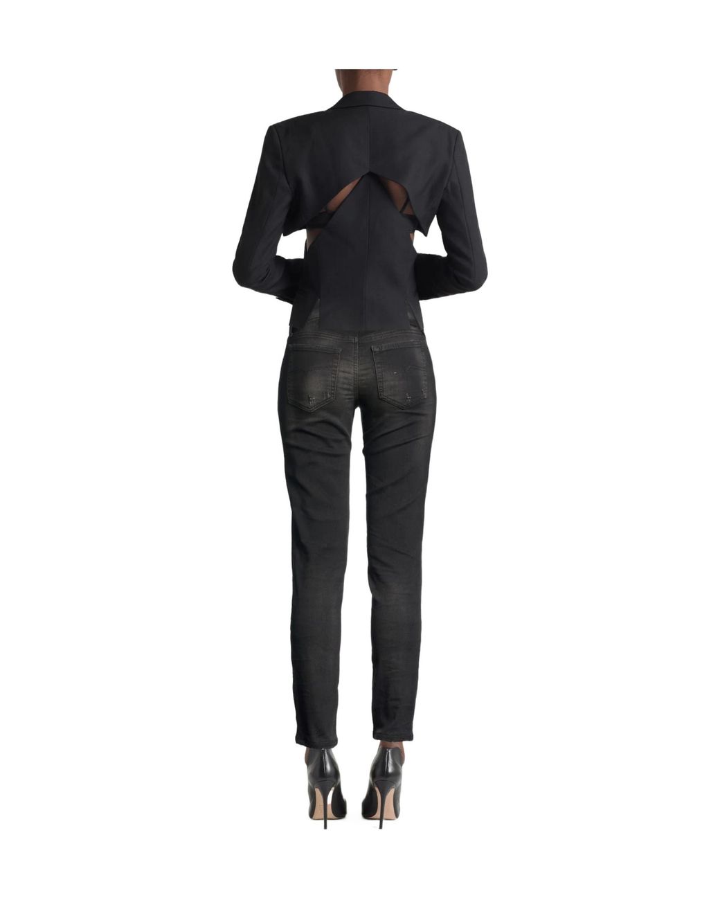 DIESEL Black Slim-Fit Jeans