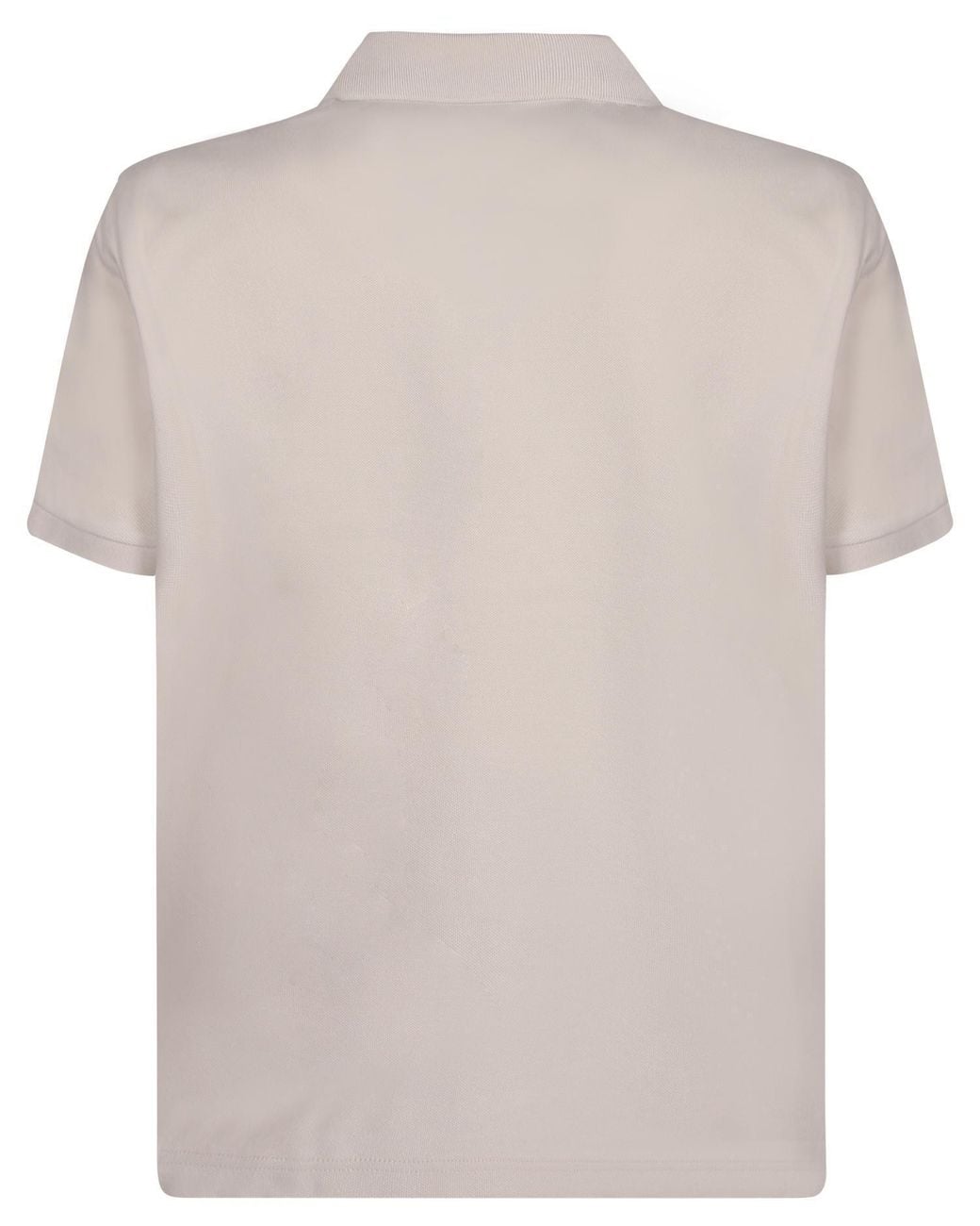 Moncler Natural Logo Piqué Polo Shirt for men
