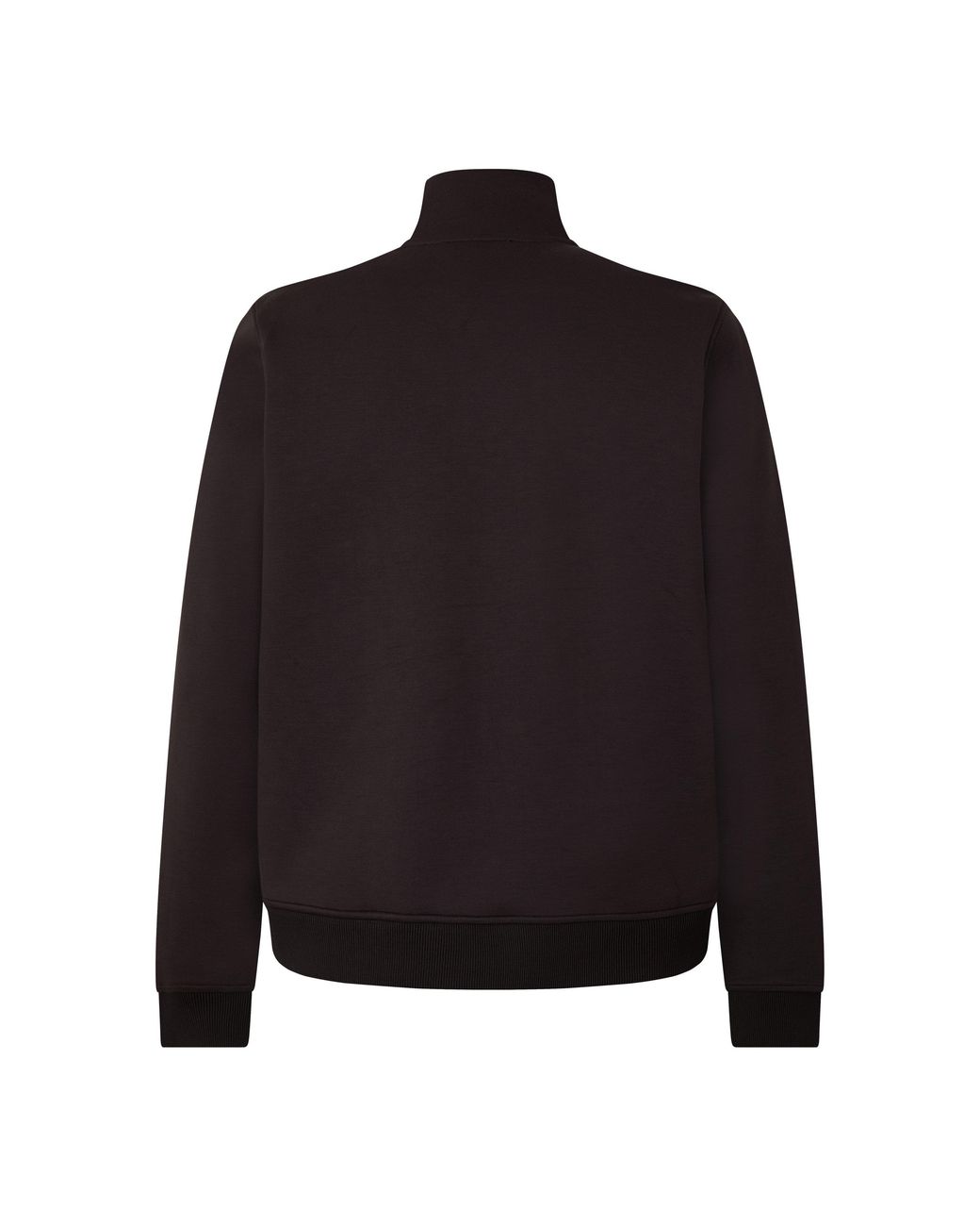 Emporio Armani Black Standcollar Zipup Jacket for men