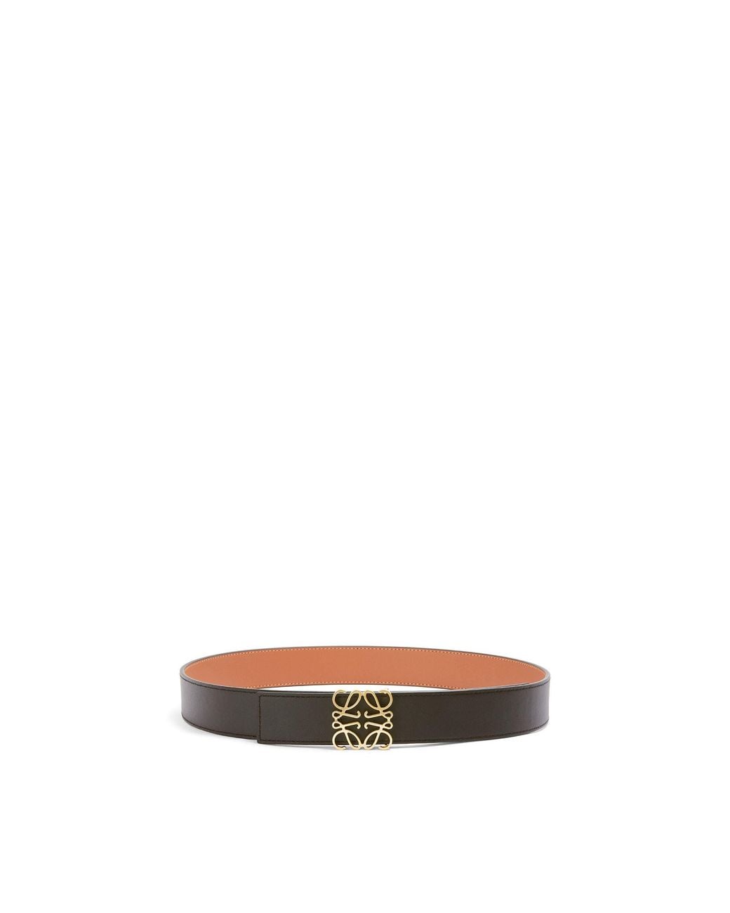 Loewe White Logo Plaque Reversible Belt for men