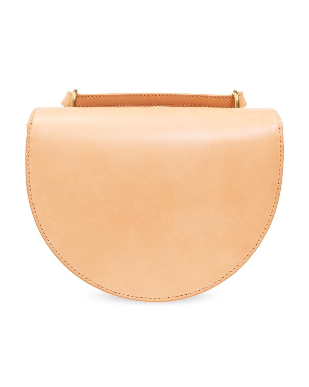 By Malene Birger Natural Cebella Logo Plaque Crossbody Bag