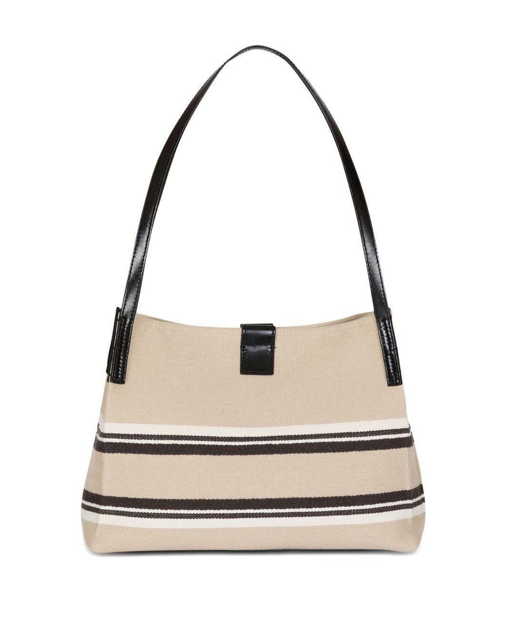 Balmain White Small Release Top Handle Bag