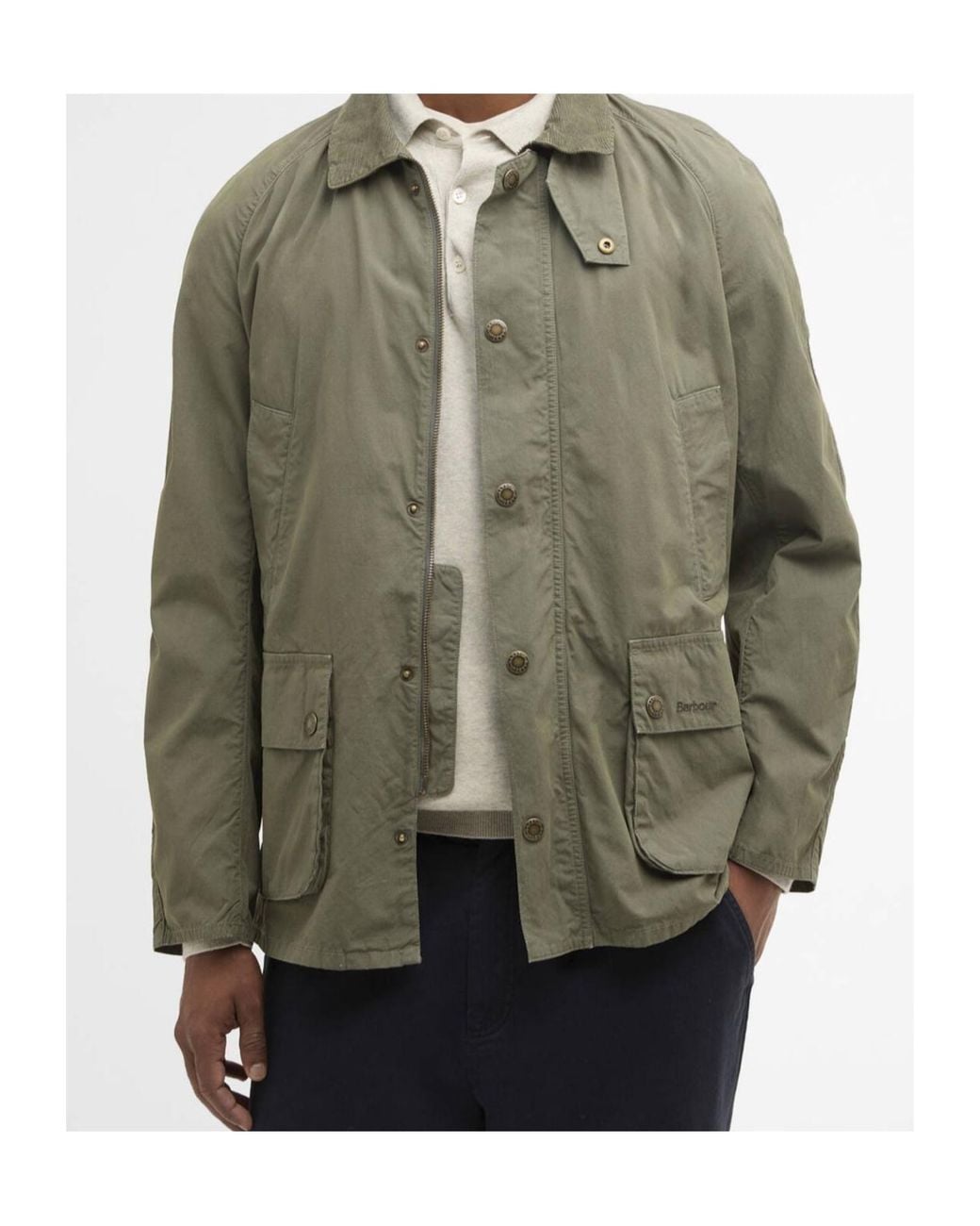 Barbour Green Ashby Casual Jacket for men