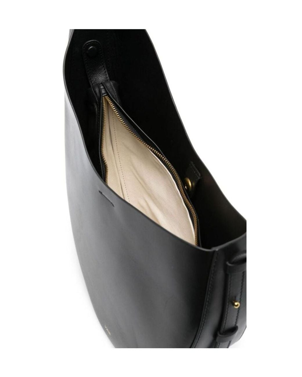 Soeur Black Asymmetrical Shoulder Bag