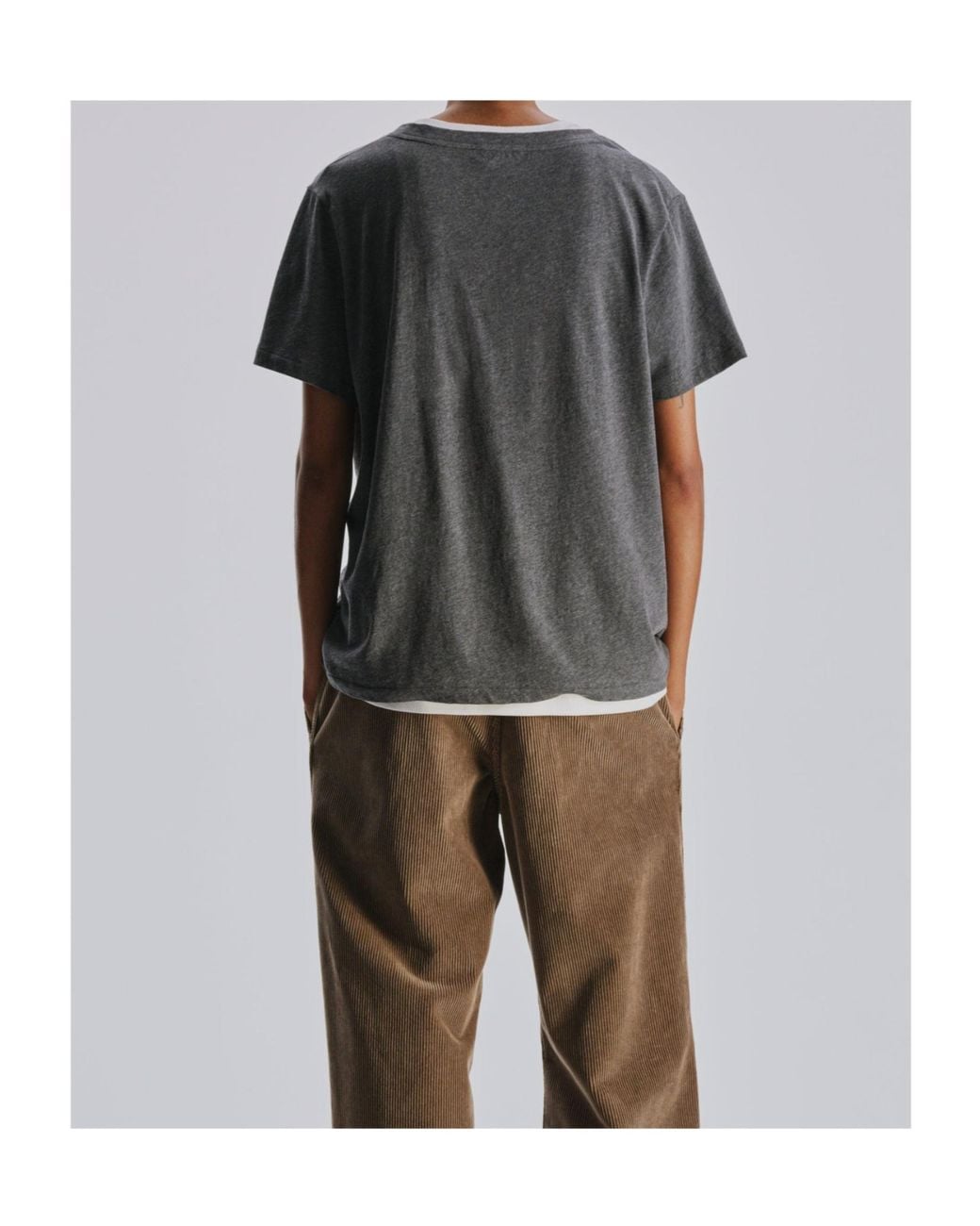 The Row Gray Short-Sleeved T-Shirt