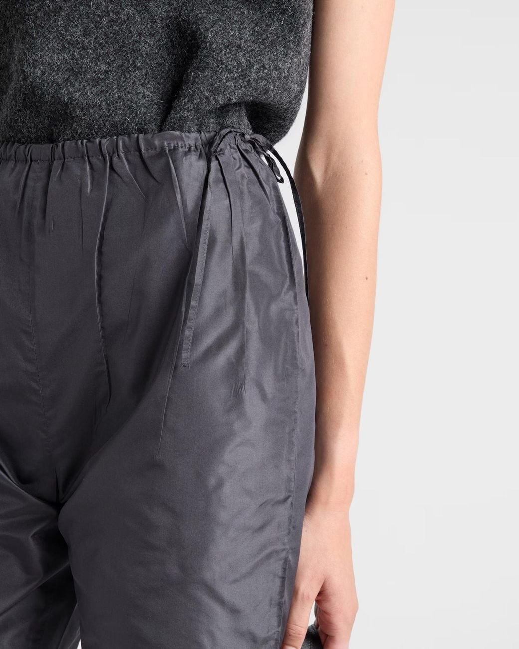 Prada Blue Taffeta Bermudas