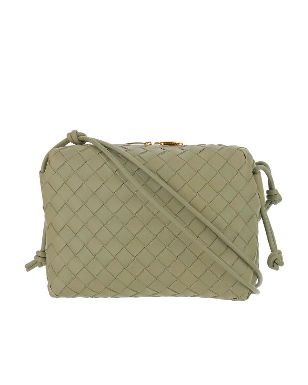 Bottega Veneta Green Loop Small Camera Bag