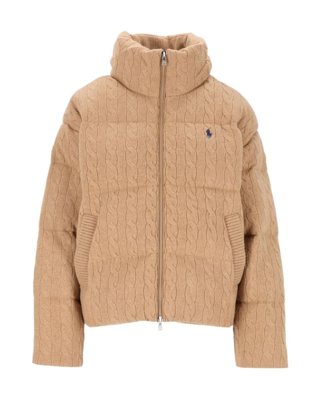 Polo Ralph Lauren Natural Cable-Knit Cardigan