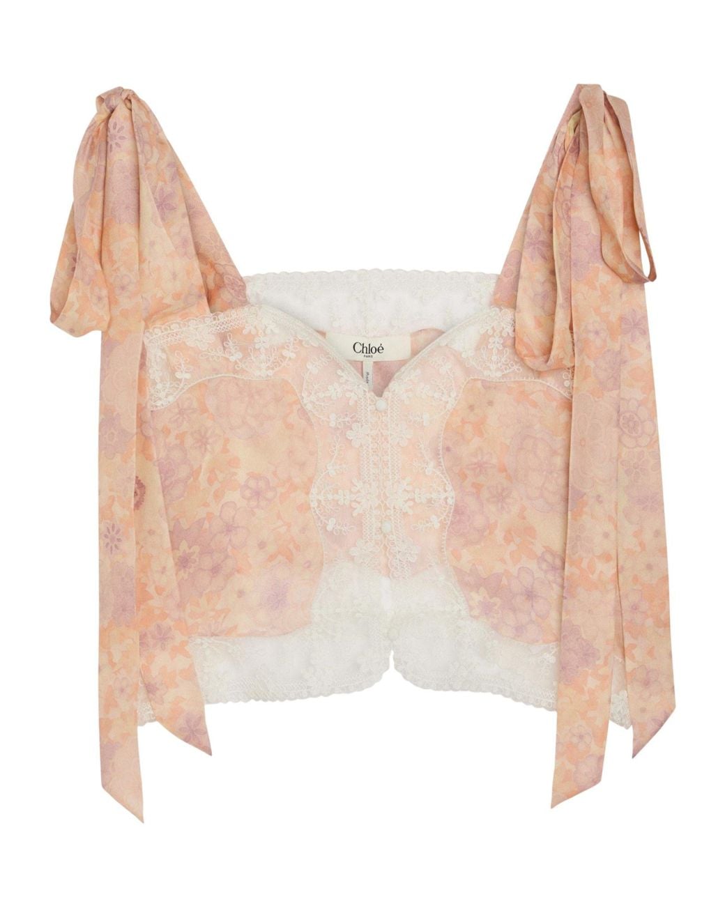 Chloé Pink Lightweight Cropped Top