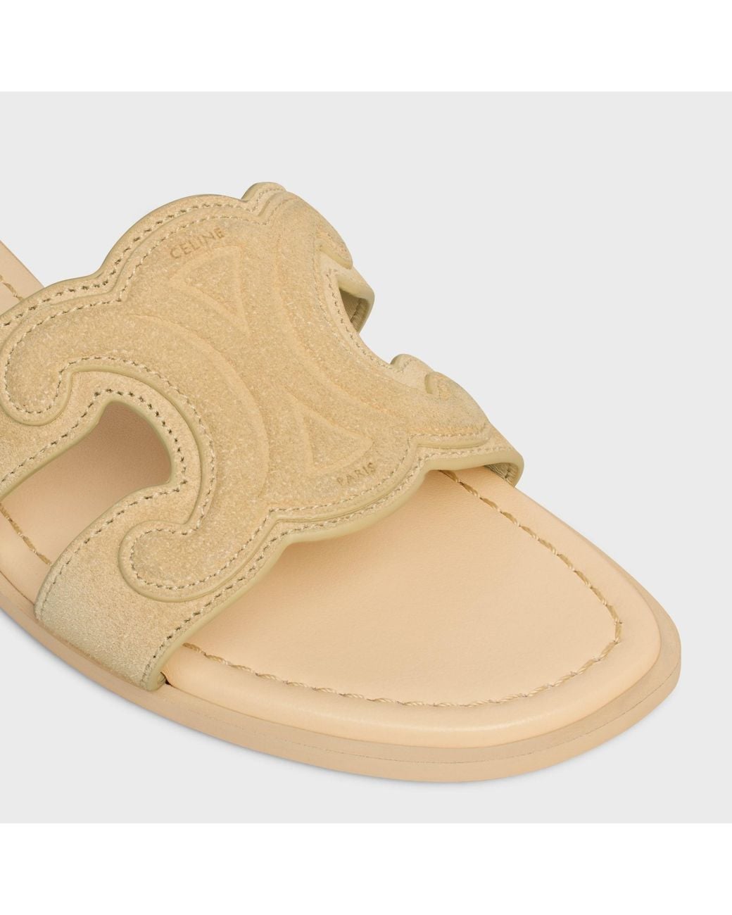 Céline Natural Marina Triomphe Mule