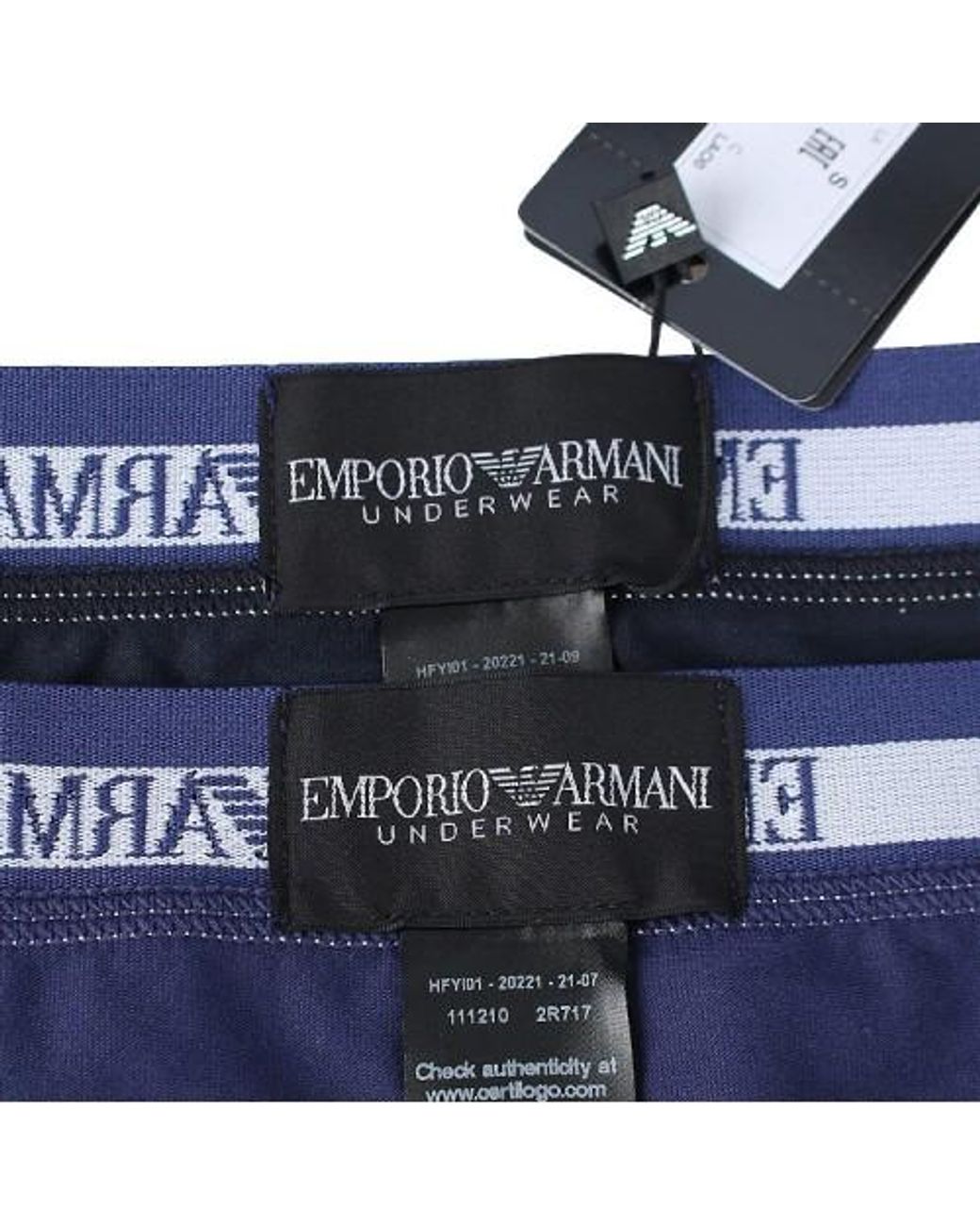 Emporio Armani Blue Logo Underwear for men