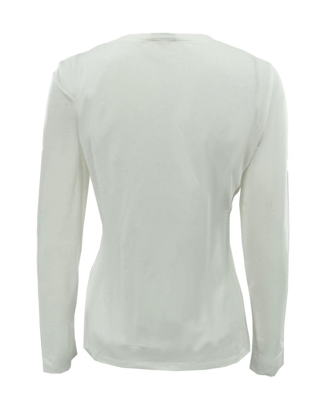 Armani Jeans Gray V-Neck Long-Sleeve T-Shirt