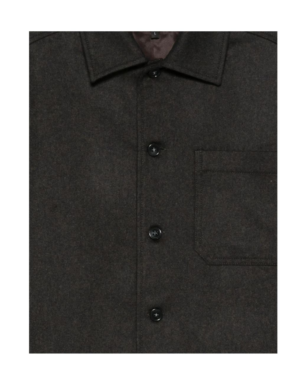 A.P.C. Black Long Sleeve Shirt for men