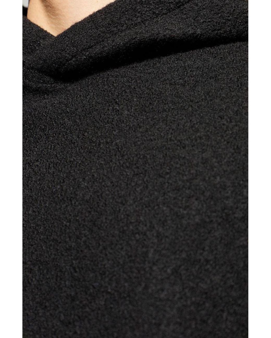 AllSaints Black Marko Hooded Sweater for men