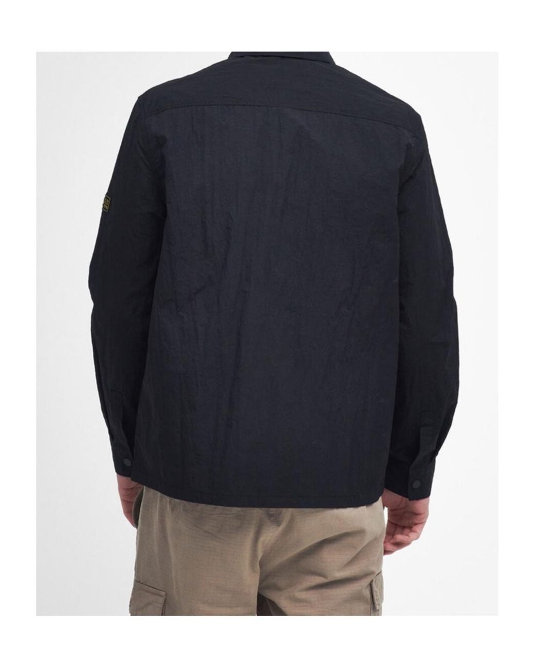 Barbour Gray Zipper Casual Jacket for men