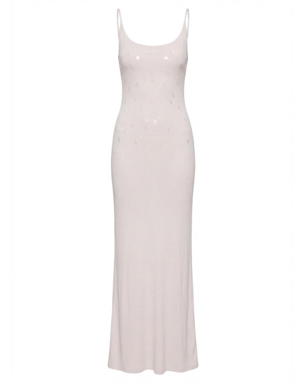 AYA MUSE White Lila Strapless Maxi Dress