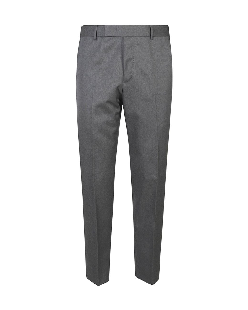 Pt Pantaloni Gray Rebel Flat Front Pants for men