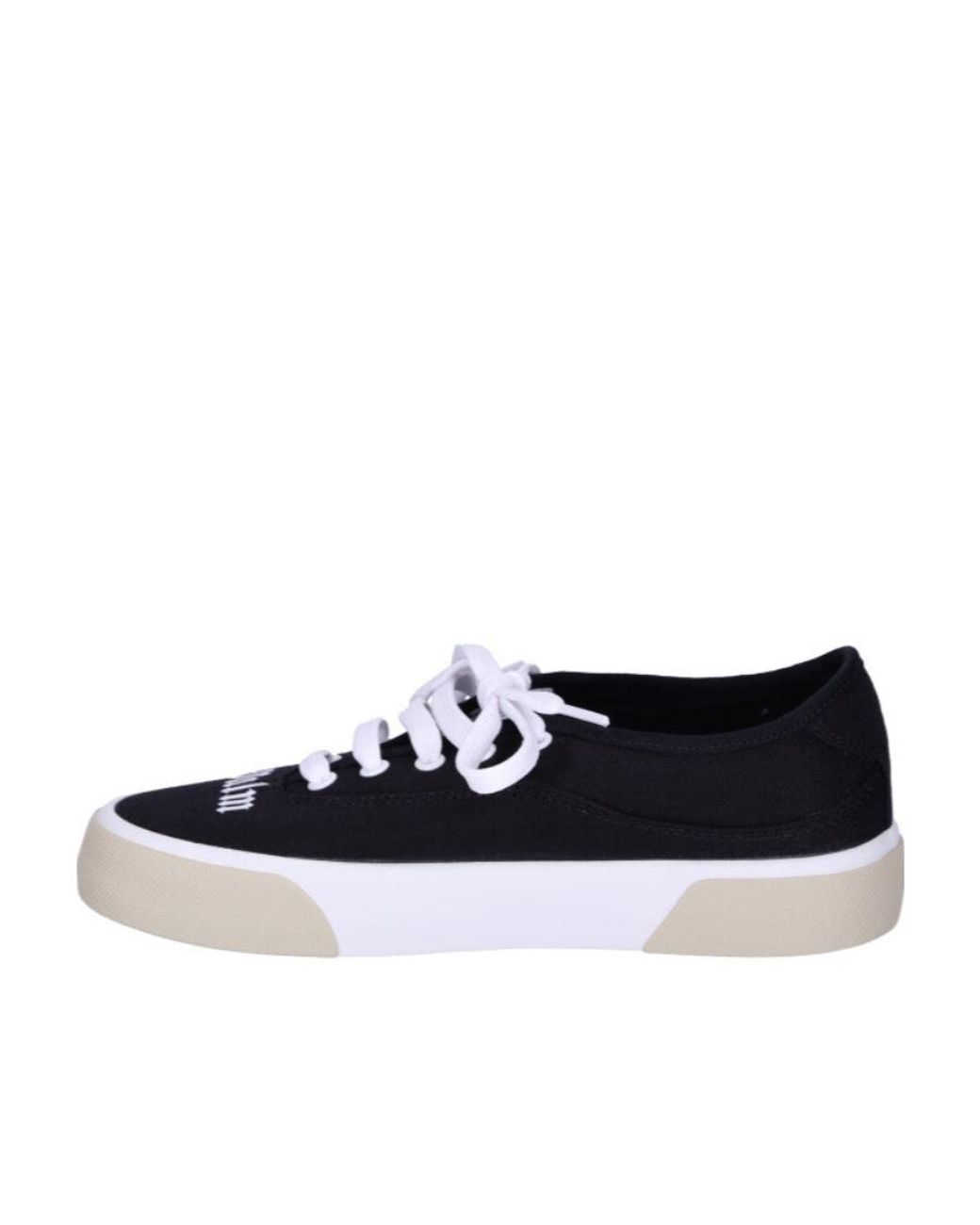 Palm Angels Blue Logo Printed Lace-Up Sneakers for men