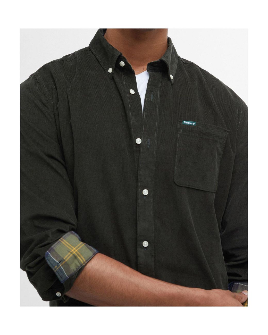Barbour Black Button-Down Shirt for men