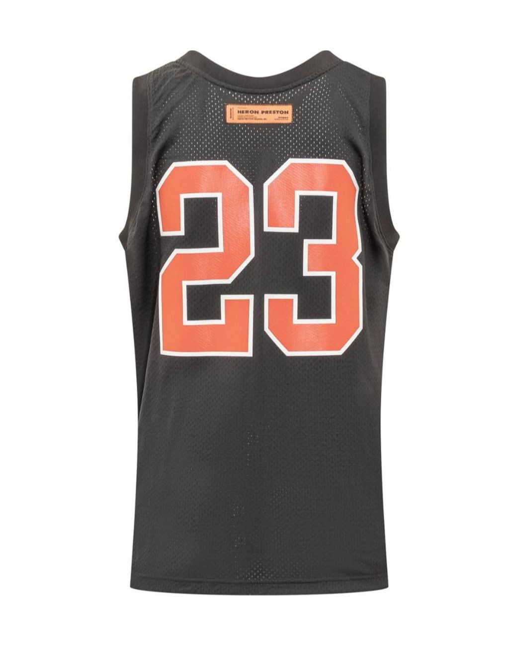 Heron Preston Gray 23 Basketball Tank Top for men