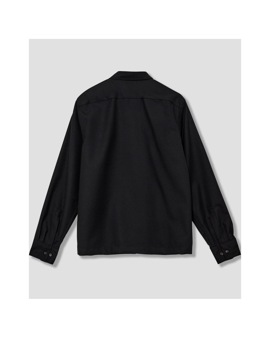Dries Van Noten Black Long-Sleeved Shirt for men