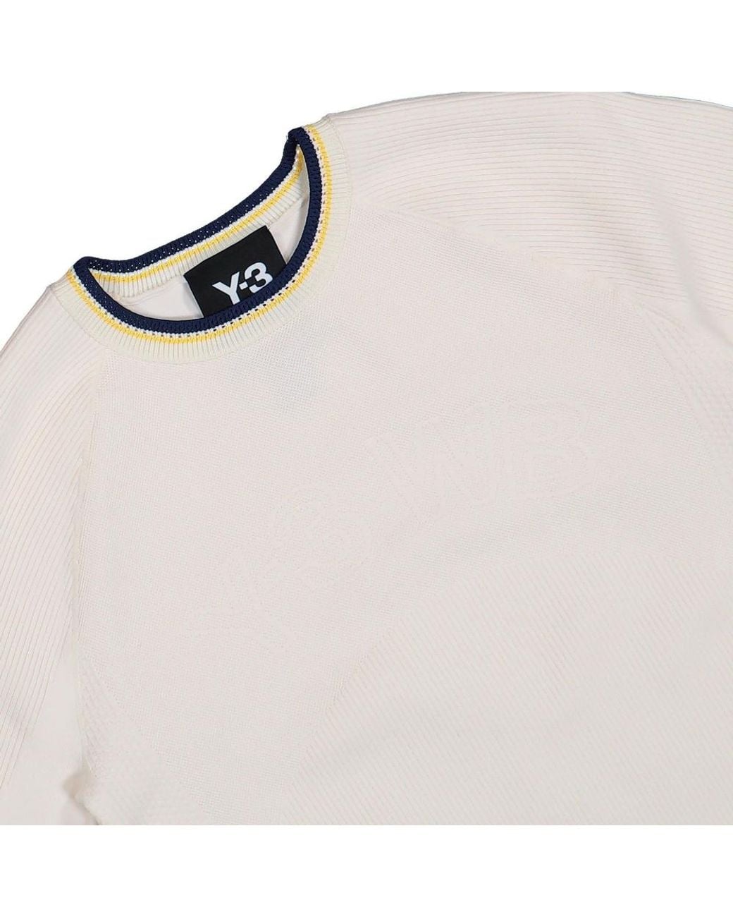 Adidas White Y-3 X Wales Bonner Knit Base Top for men