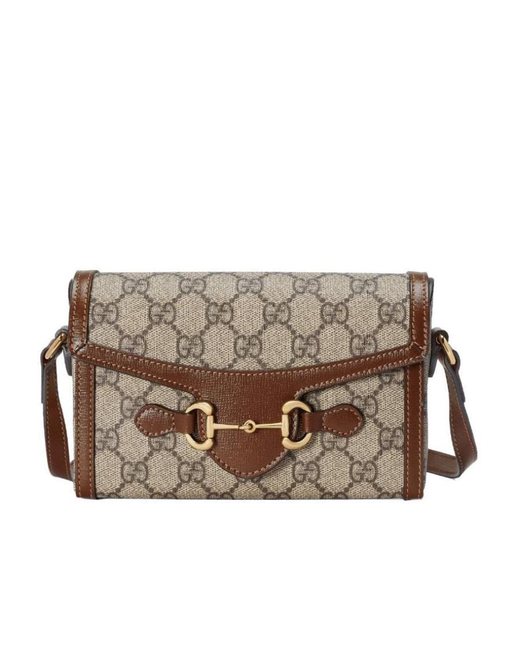 Gucci Brown Horsebit 1955 Mini Shoulder Bag